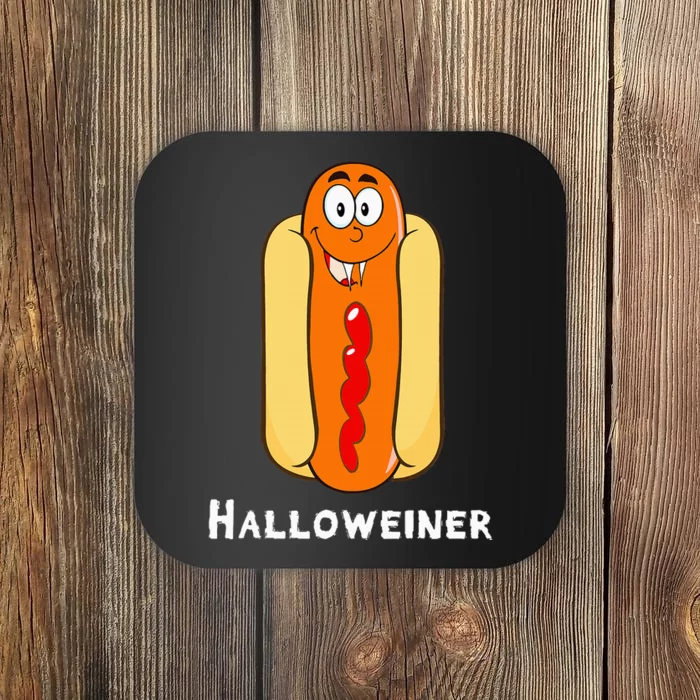 Hilarious Halloween Hot Dog Costume Party Outfit Coaster