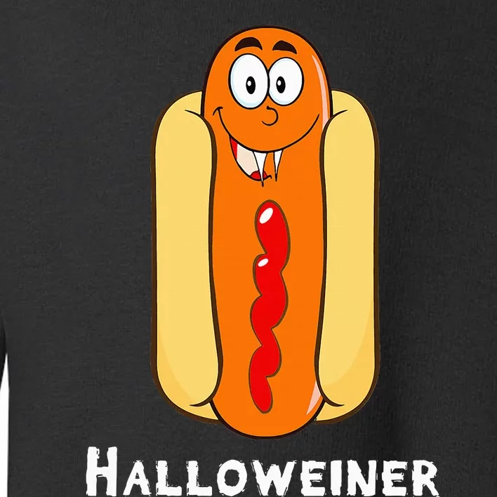 Hilarious Halloween Hot Dog Costume Party Outfit Toddler Sweatshirt