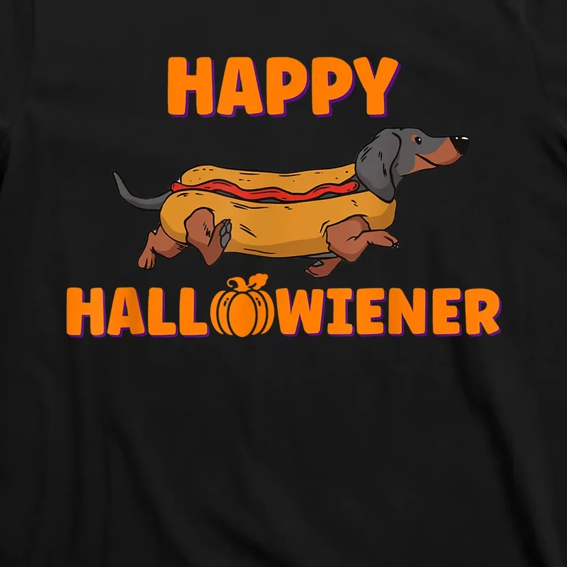 Happy Hallowiener Halloween Dachshund Dog T-Shirt