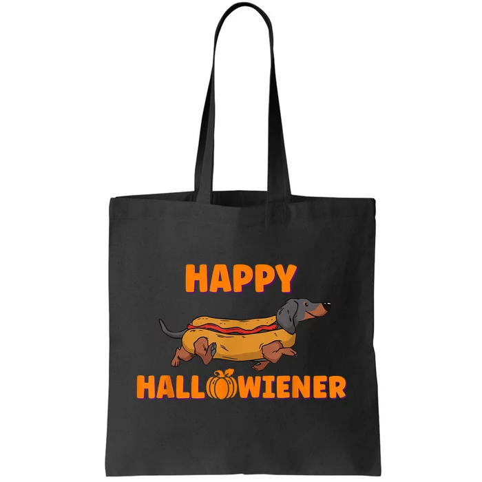 Happy Hallowiener Halloween Dachshund Dog Tote Bag