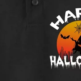 Happy Halloween Dry Zone Grid Performance Polo