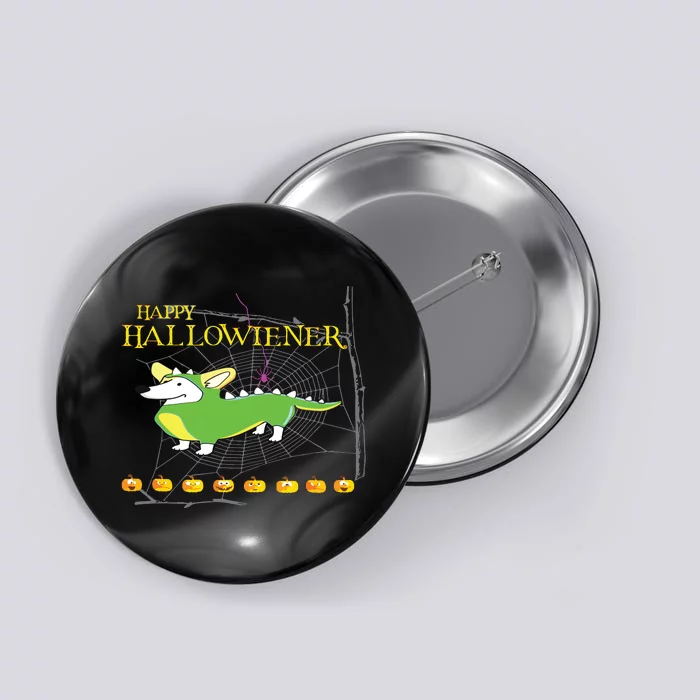 Halloween Happy Hallowiener Button