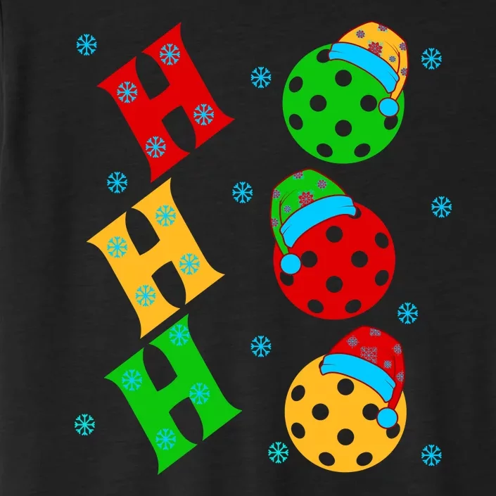 Ho Ho Ho Pickleball Christmas ChromaSoft Performance T-Shirt