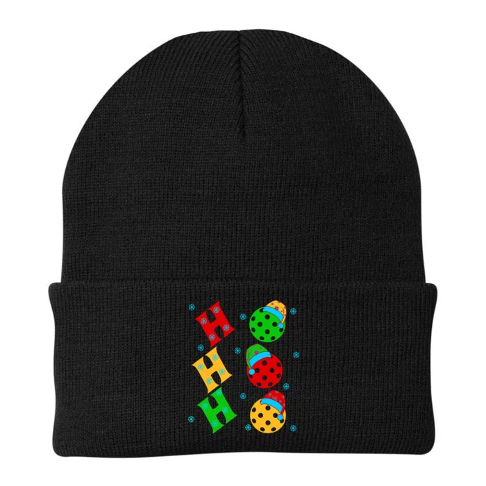 Ho Ho Ho Pickleball Christmas Knit Cap Winter Beanie