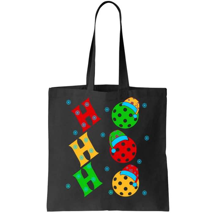 Ho Ho Ho Pickleball Christmas Tote Bag