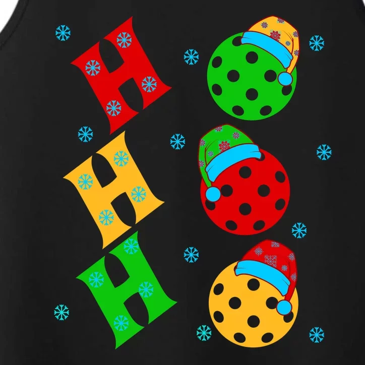 Ho Ho Ho Pickleball Christmas Performance Tank