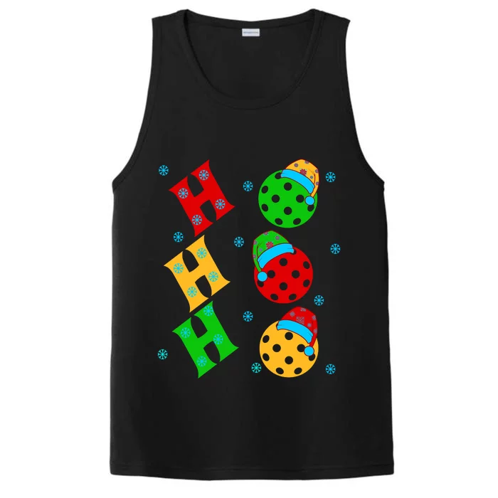 Ho Ho Ho Pickleball Christmas Performance Tank