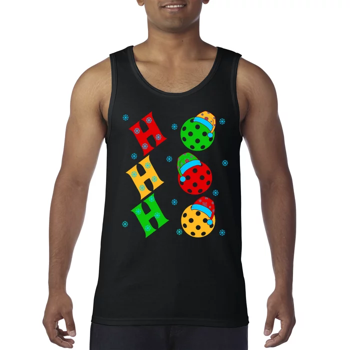 Ho Ho Ho Pickleball Christmas Tank Top