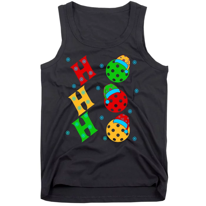 Ho Ho Ho Pickleball Christmas Tank Top