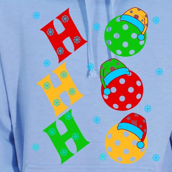 Ho Ho Ho Pickleball Christmas Unisex Surf Hoodie