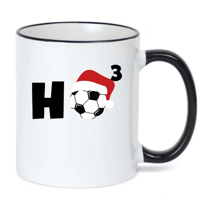 'Ho Ho Ho' Soccer Christmas Black Color Changing Mug