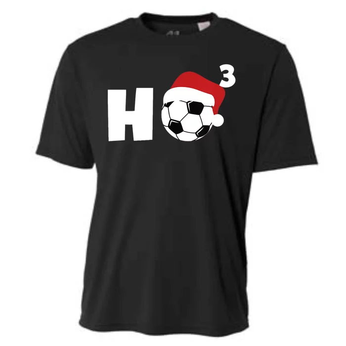 'Ho Ho Ho' Soccer Christmas Cooling Performance Crew T-Shirt