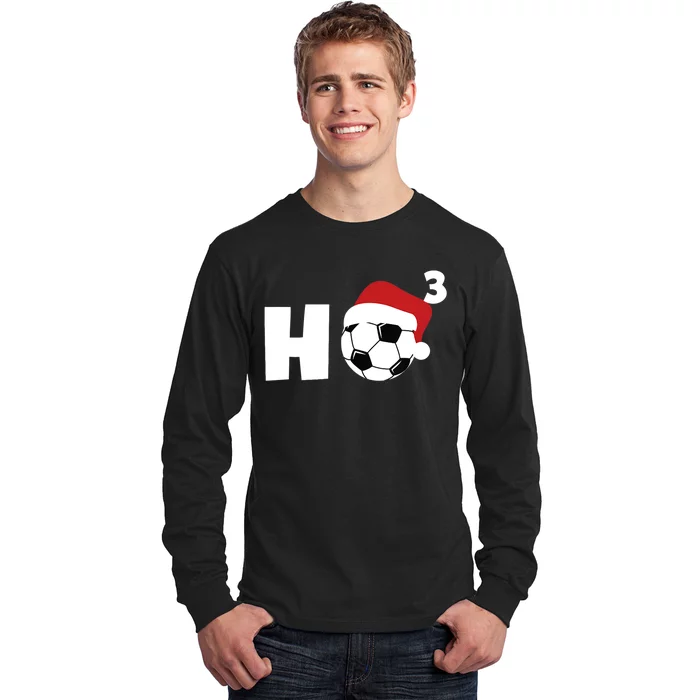 'Ho Ho Ho' Soccer Christmas Long Sleeve Shirt