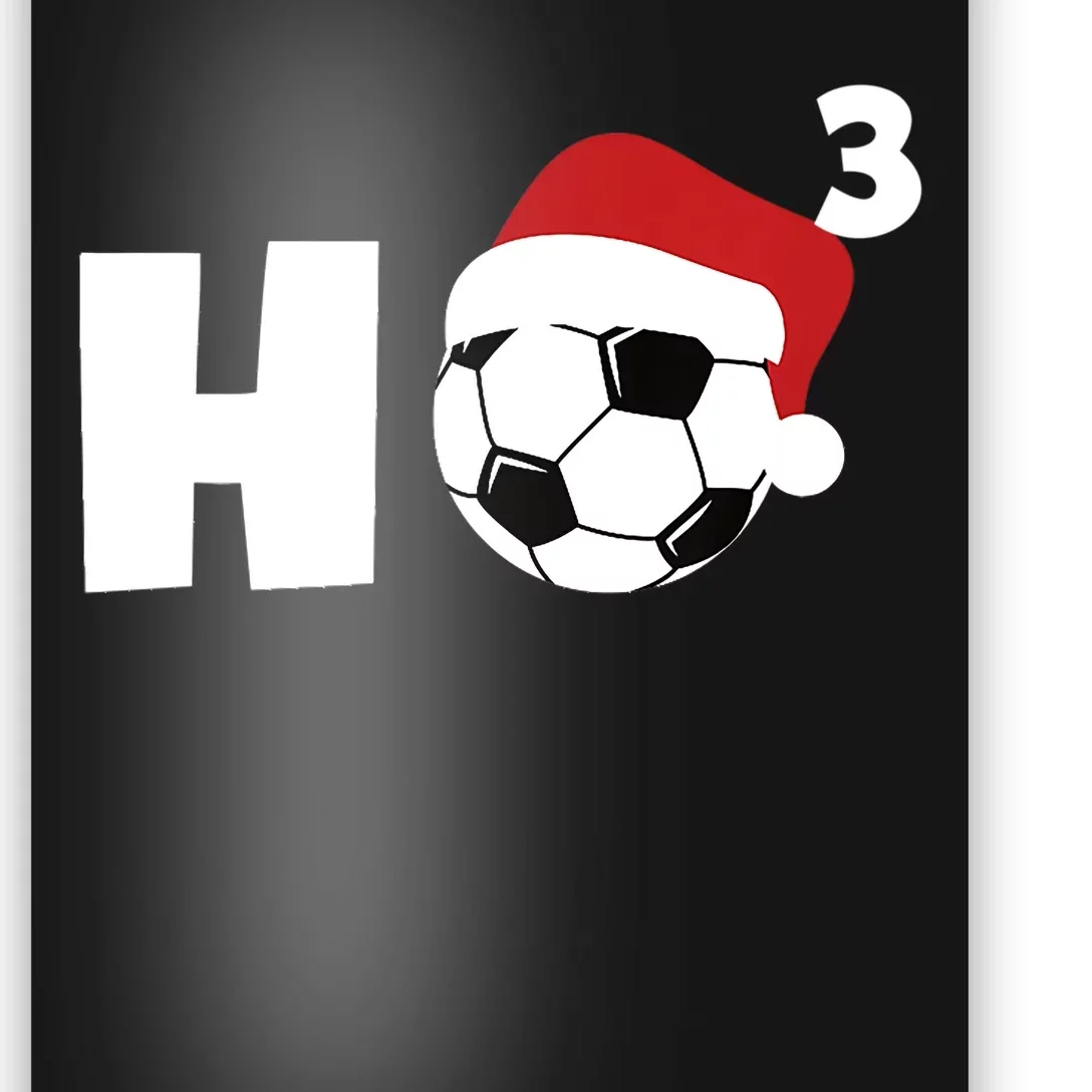 'Ho Ho Ho' Soccer Christmas Poster