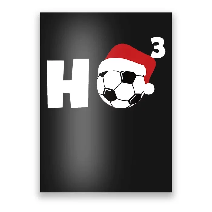 'Ho Ho Ho' Soccer Christmas Poster