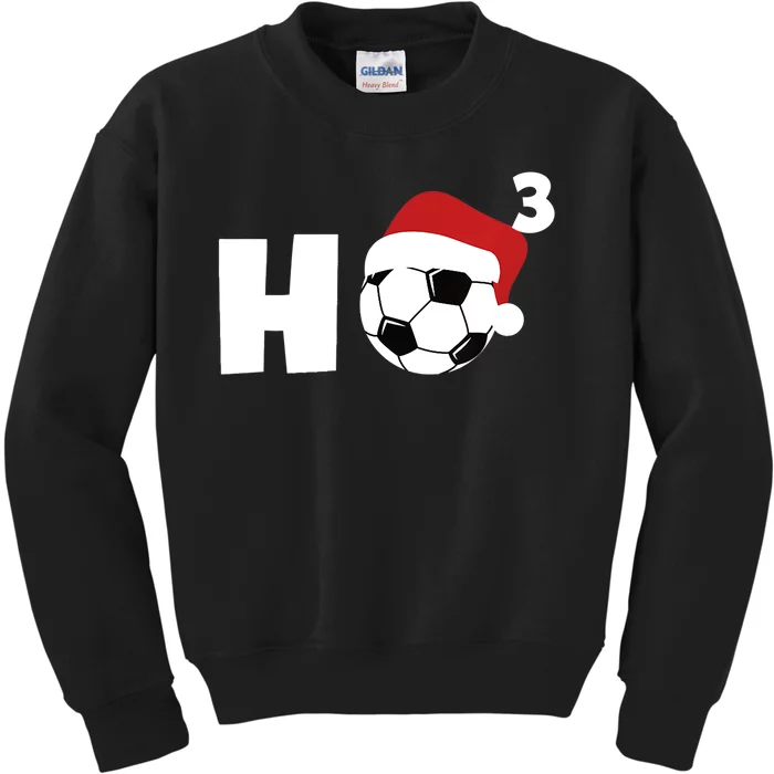 'Ho Ho Ho' Soccer Christmas Kids Sweatshirt