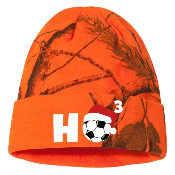 'Ho Ho Ho' Soccer Christmas Kati - 12in Camo Beanie