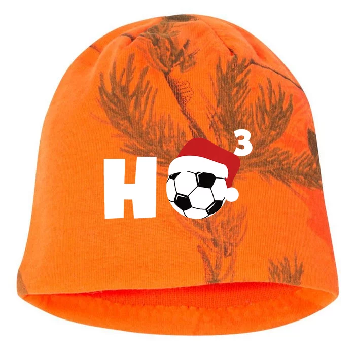 'Ho Ho Ho' Soccer Christmas Kati - Camo Knit Beanie