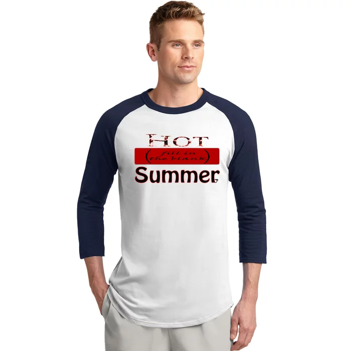 Hot Hot Hot Mama Hot Papa Summer Cool Gift TShrit Gift Baseball Sleeve Shirt