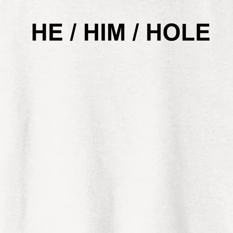 He Him Hole Women's Crop Top Tee