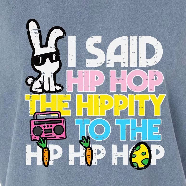 Hip Hop Hippity Easter Bunny Garment-Dyed Women's Muscle Tee