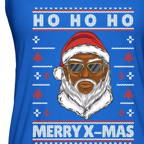 Ho Ho Ho The Cool Santa Claus Is Coming To The Party Meaningful Gift Ladies Essential Flowy Tank