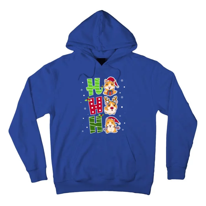 Ho Ho Ho Funny Guinea Pig Christmas Xmas Cute Santa Cute Gift Tall Hoodie