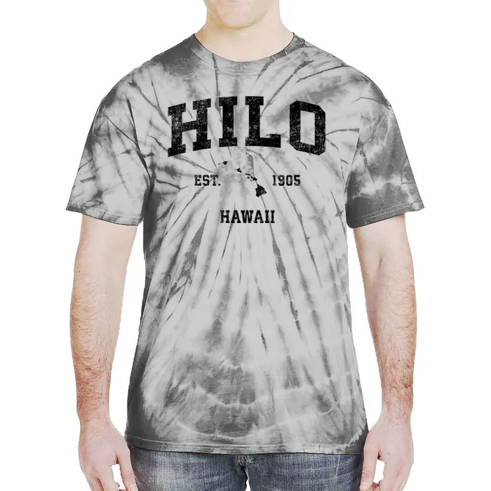 Hilo Hawaii Hi Vintage Sports Tie-Dye T-Shirt