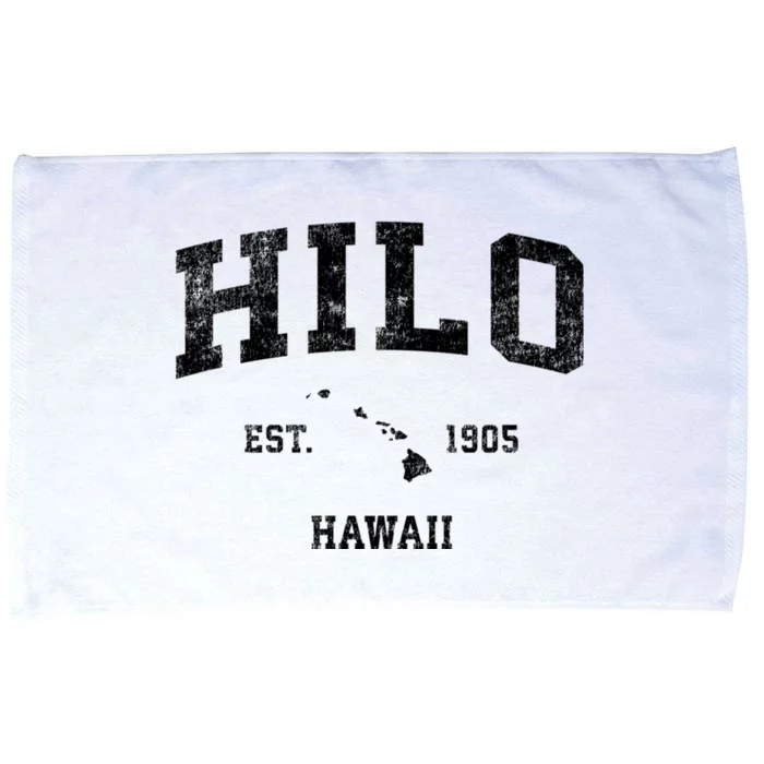 Hilo Hawaii Hi Vintage Sports Microfiber Hand Towel