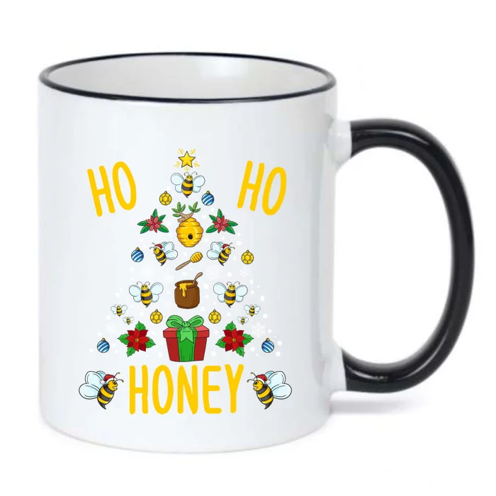 Ho Ho Honey Bees Beekeeping Christmas Beekeeper Gift Black Color Changing Mug