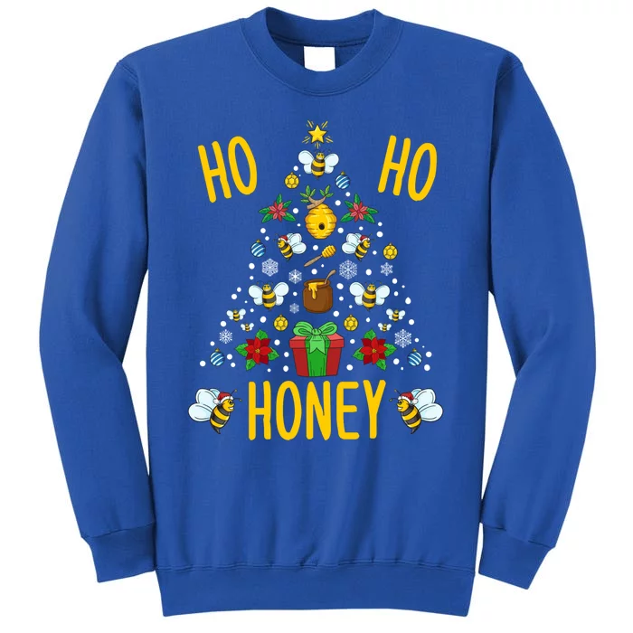 Ho Ho Honey Bees Beekeeping Christmas Beekeeper Gift Tall Sweatshirt