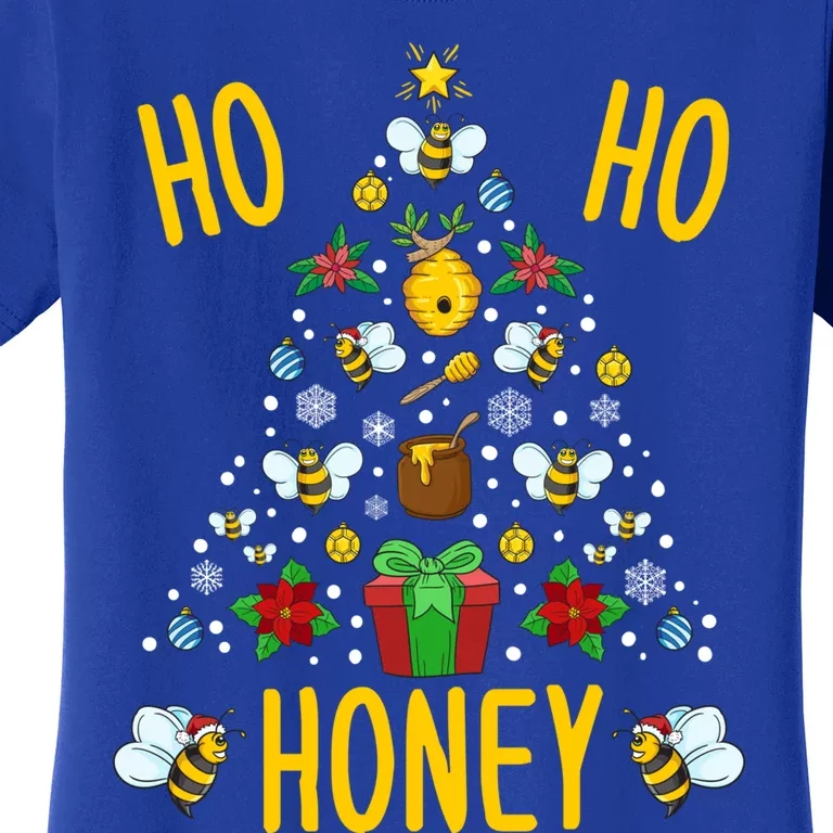 Ho Ho Honey Bees Beekeeping Christmas Beekeeper Gift Women's T-Shirt