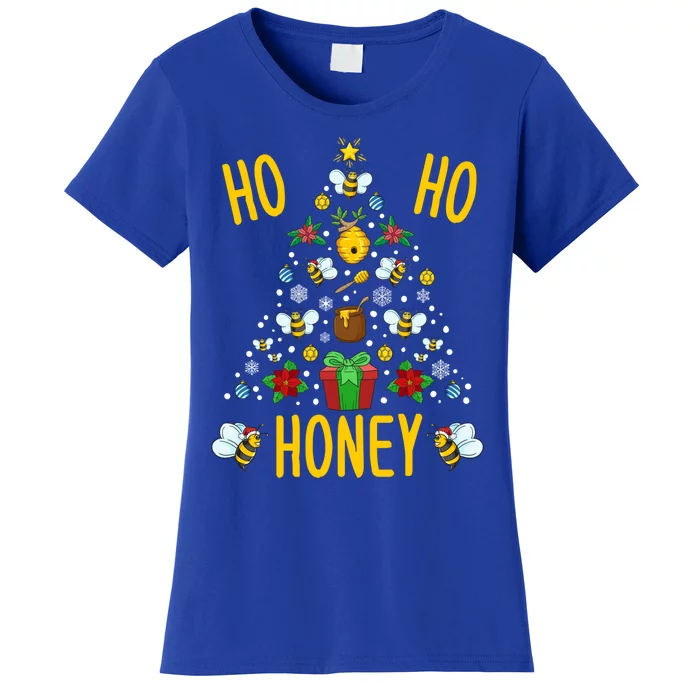 Ho Ho Honey Bees Beekeeping Christmas Beekeeper Gift Women's T-Shirt