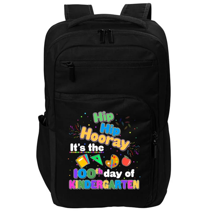 Hip Hip Hooray It's The 100th Day Of Kindergarten Impact Tech Backpack