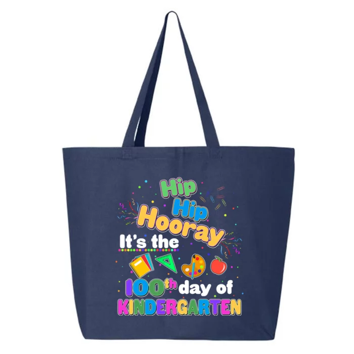 Hip Hip Hooray It's The 100th Day Of Kindergarten 25L Jumbo Tote