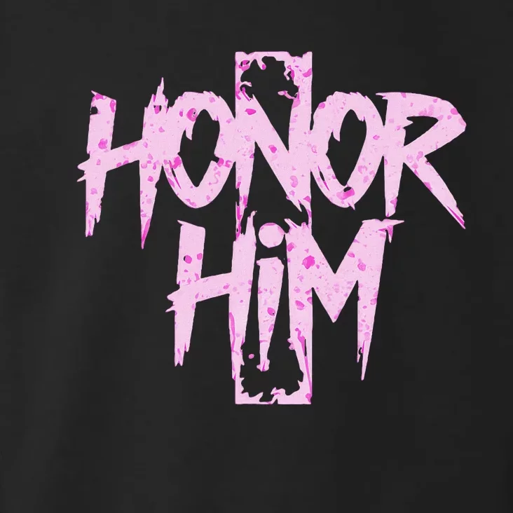 Honor Him Toddler Hoodie