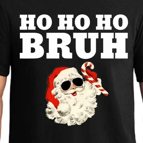 Ho Ho Ho Bruh Funny Christmas Santa Pajama Set