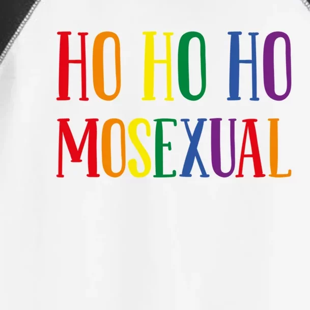 Ho Ho Ho Mosexual Gift Christmas Lgbt Pride Cool Gift Toddler Fine Jersey T-Shirt