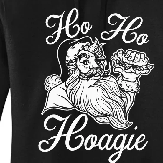 Ho Ho Hoagie Philadelphia Christmas Philly Santa Holiday Women's Pullover Hoodie