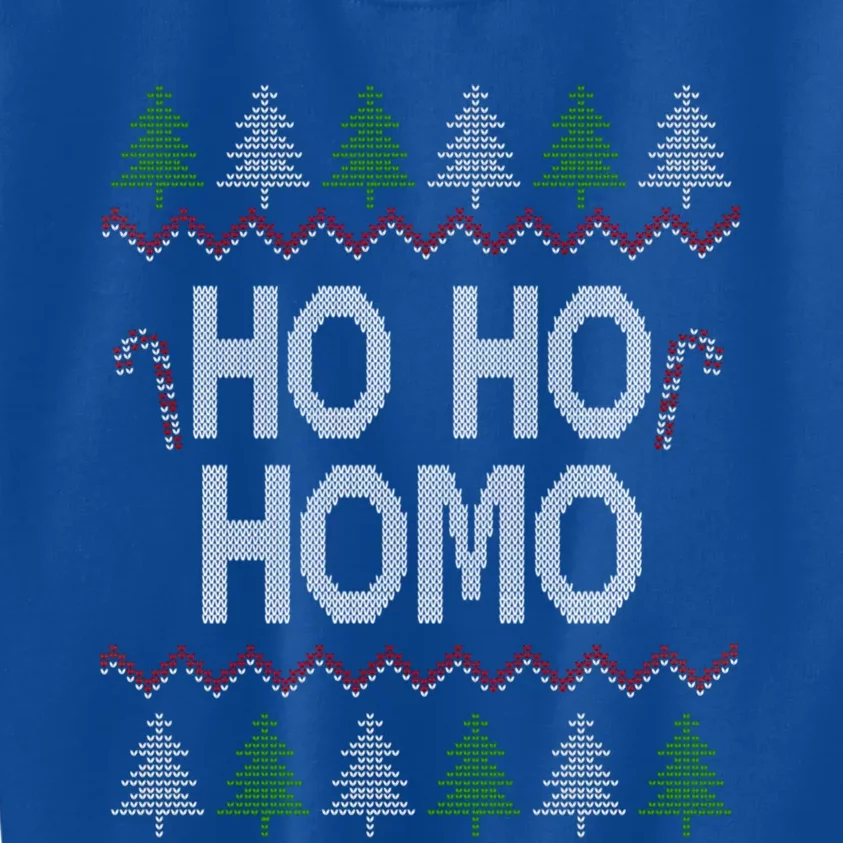 Ho Ho Ho Homo Homosexual Lgbt Gay Ugly Christmas Meaningful Gift Kids Sweatshirt