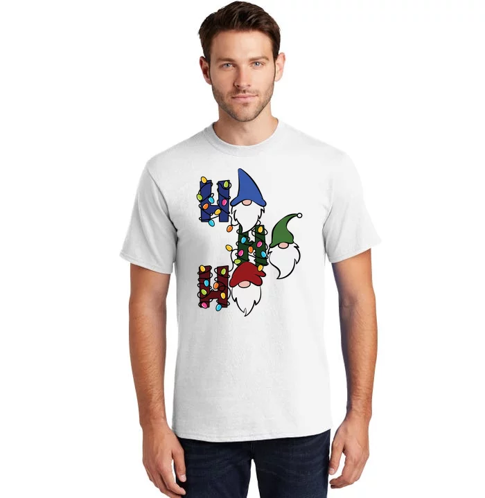 Ho Ho Ho Gnome Jolly Christmas Tall T-Shirt