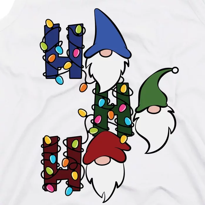 Ho Ho Ho Gnome Jolly Christmas Tank Top