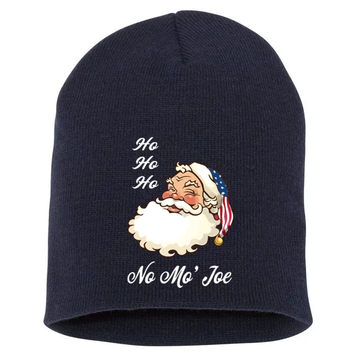 Ho Ho Ho No Mo’ Joe Funny Santa Christmas Short Acrylic Beanie