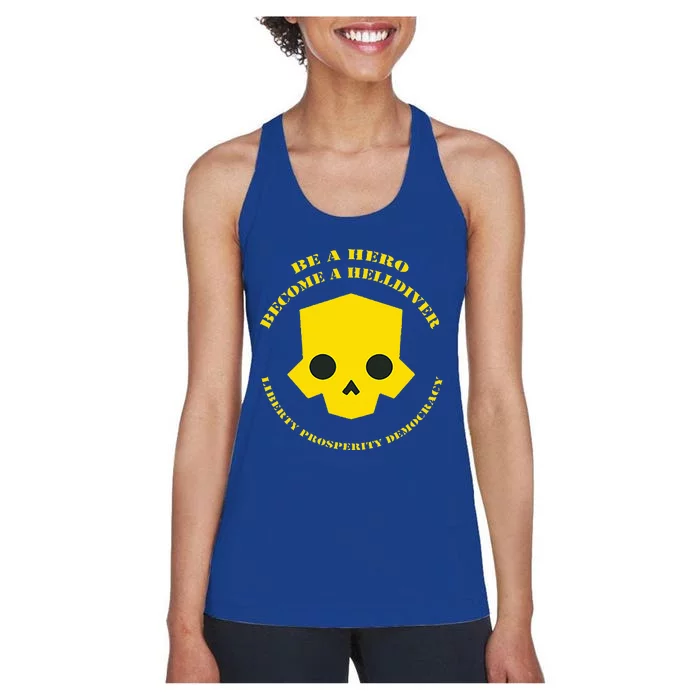 Helldiver Hero Women's Racerback Tank