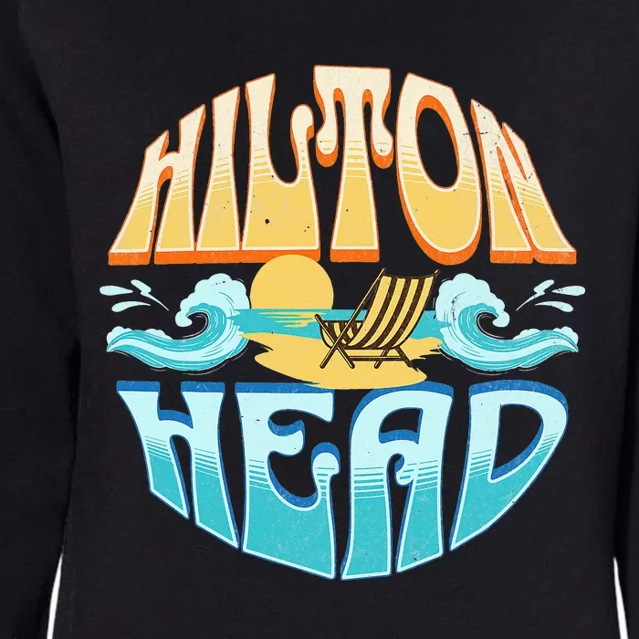 Hilton Head Womens California Wash Sweatshirt