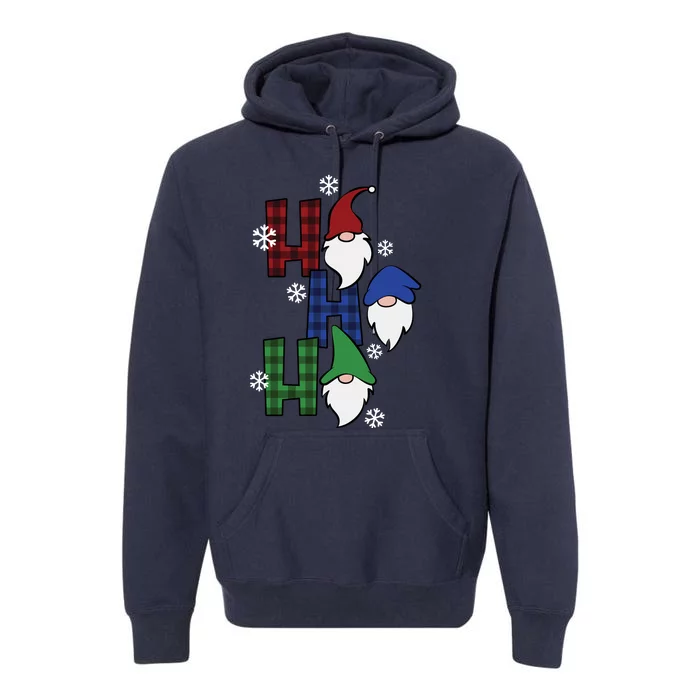 Ho Ho Ho Gnome Squad Christmas Premium Hoodie