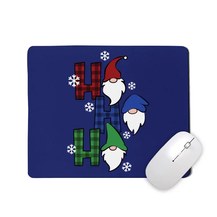 Ho Ho Ho Gnome Squad Christmas Mousepad