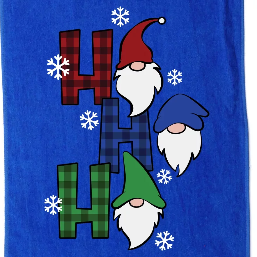 Ho Ho Ho Gnome Squad Christmas Platinum Collection Golf Towel