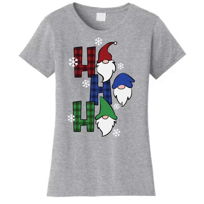 Ho Ho Ho Gnome Squad Christmas Women's T-Shirt