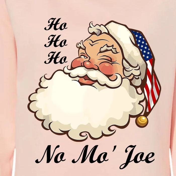 Ho Ho Ho No Mo Joe Funny Santa Christmas Womens California Wash Sweatshirt